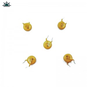 Κίνα ODM παθητικά ηλεκτρονικά συστατικά, κίτρινο MOV 10mm HVR10D621K ψευδαργύρου οξείδιο Varistor